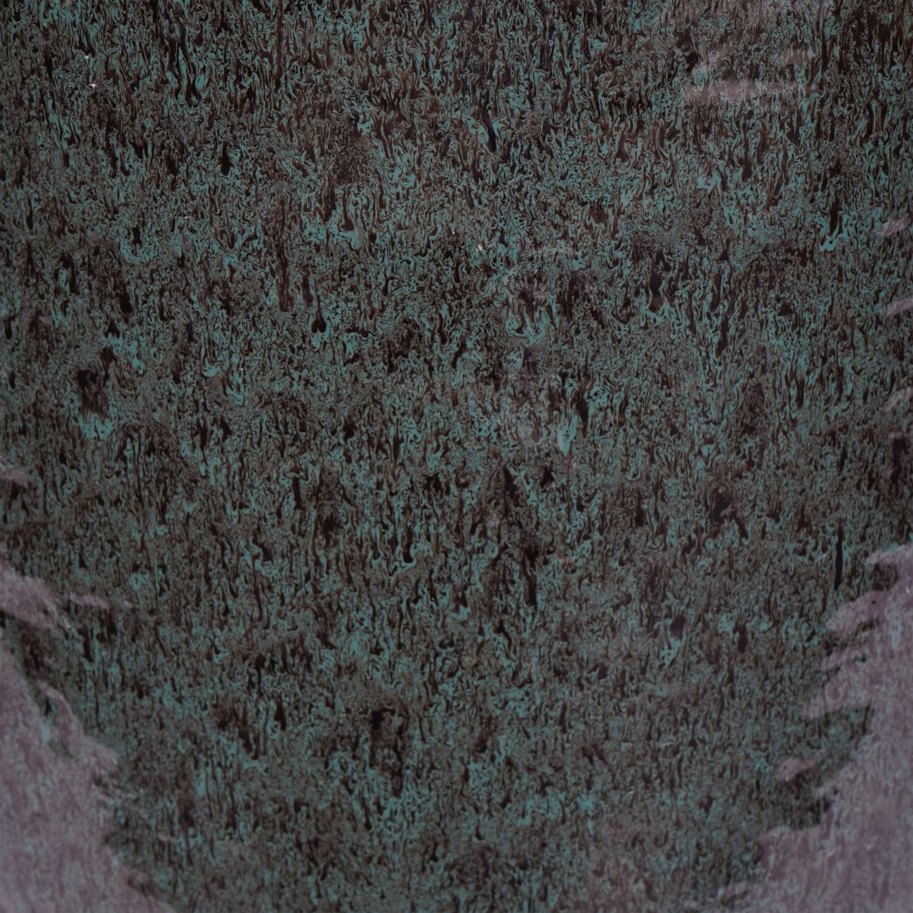 Mederno Reactive Glaze Ceramic Green Tall Planter 112cm XL